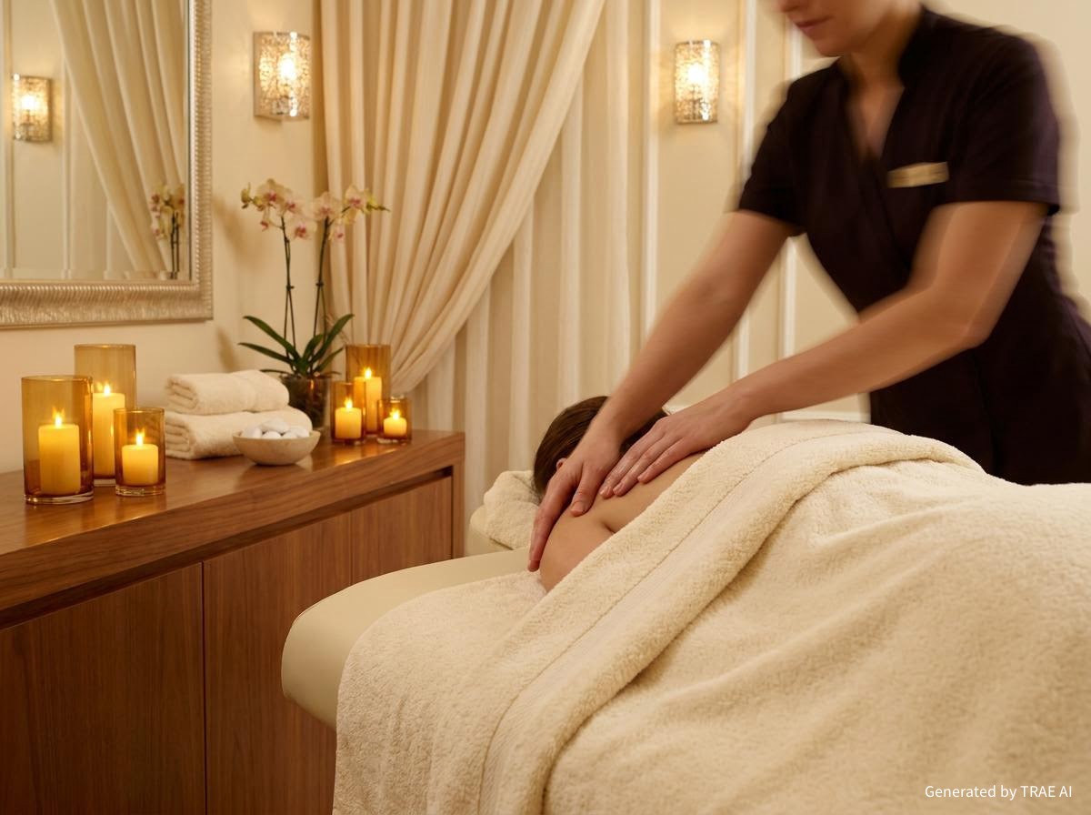 Profesyonel masaj hizmeti için premium spa ortamı